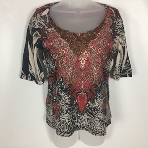 🍋Emeralds Live &Let Live Top Sz.SP Great Design🍋